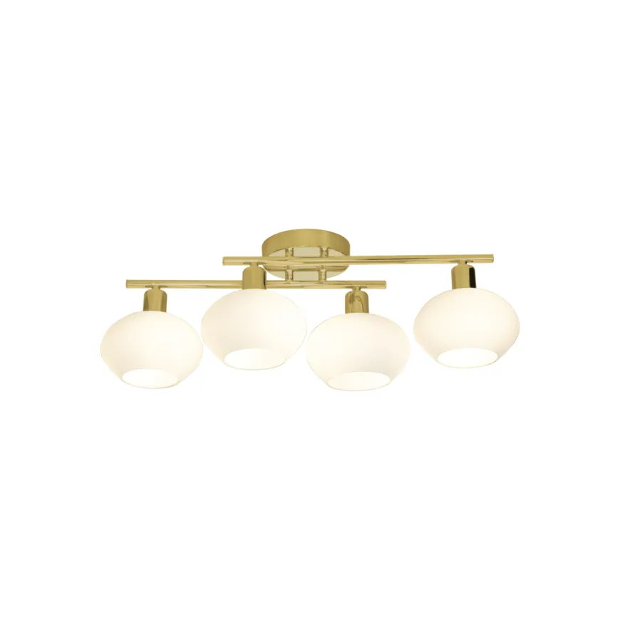 Elba taklampe 4 lys IP44/IP23