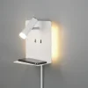 Element vegglampe - Hvit