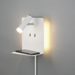Element vegglampe - Hvit