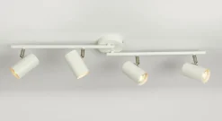 Era taklampe med 4 spotter - Hvit
