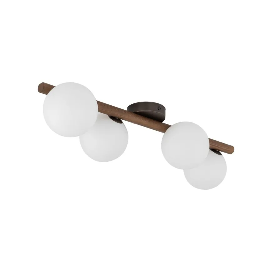 Estera wood taklampe 4-lys