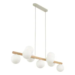 Estera wood takpendel 9-lys