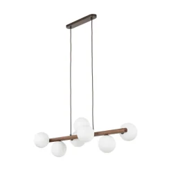 Estera wood takpendel 7-lys