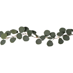 Eukalyptus dekorslynge med lys