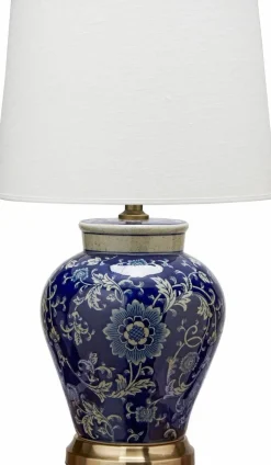 Fang Hong bordlampe - Blå/hvit