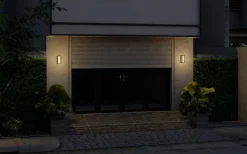 Faro 250 vegglampe utendørs Colour Switch 9W IP65 Dimbar - Antrasitt grå