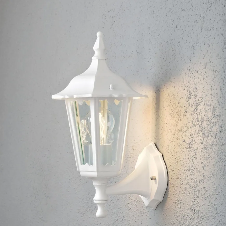 Firenze vegglampe 36 opp - hvit