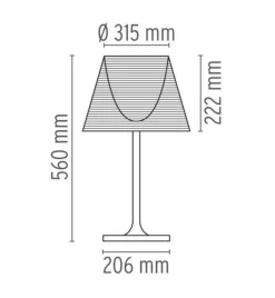 Flos K Tribe T1 bordlampe