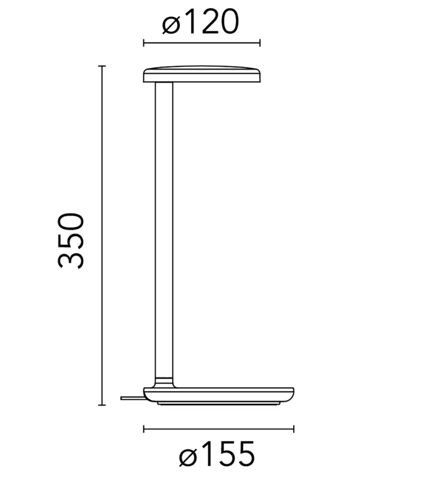 Flos Oblique bordlampe