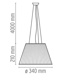 Flos Romeo Moon S1 taklampe