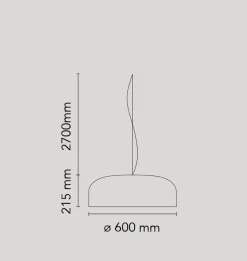 Flos Smithfield takpendel LED