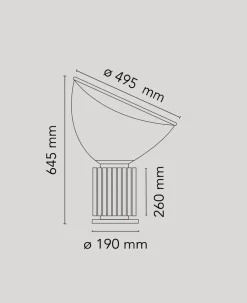 Flos Taccia bordlampe LED (PMMA)