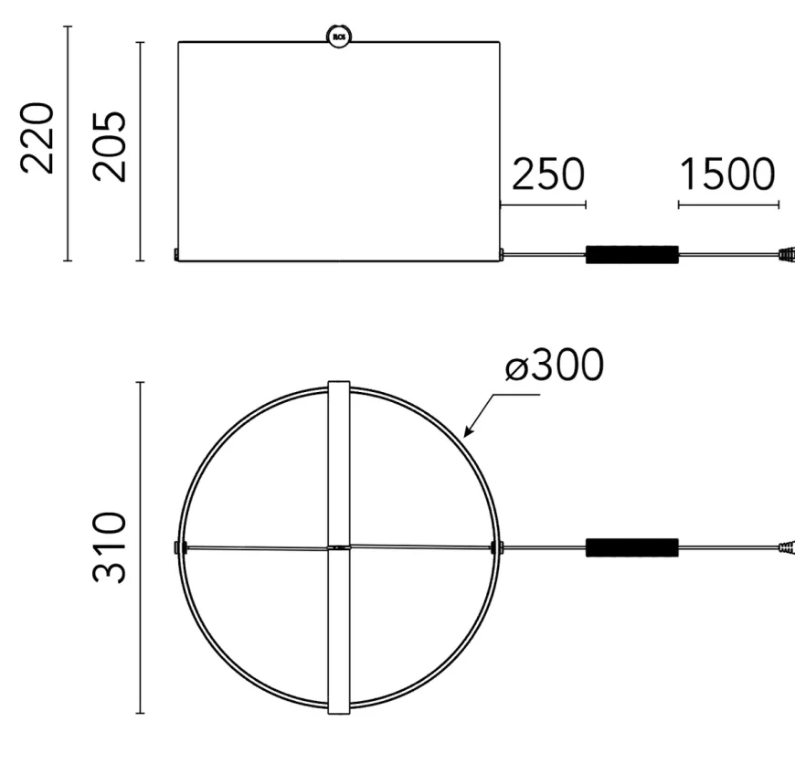 Flos To Tie T3 bordlampe
