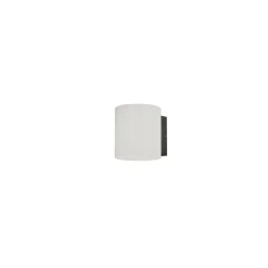 Foggia vegglampe opp/ned utendørs IP54 10W - Antrasitt grå/Opal