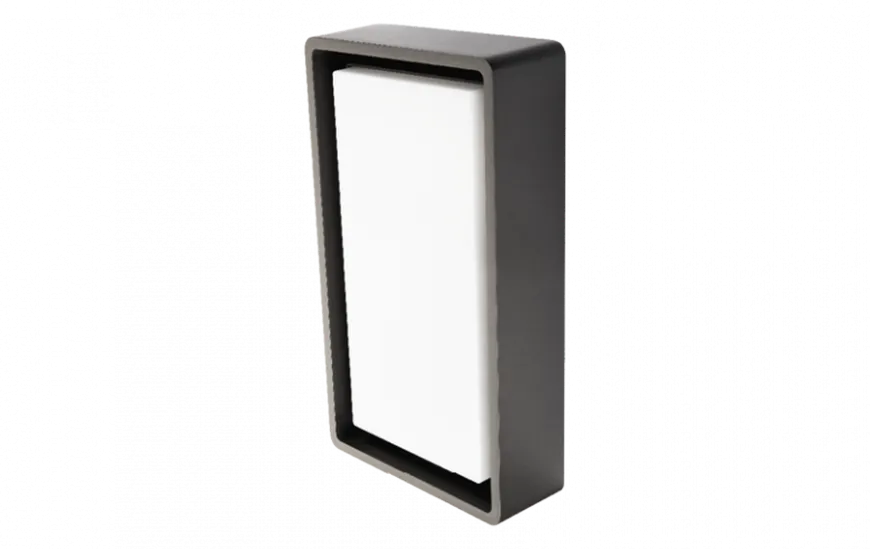 Frame vegg/taklampe 8W LED m/sensor
