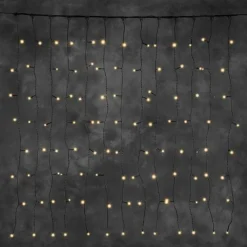 Gardinslynge 1m x 1m - Amber LED - 31V system