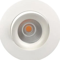 Georgia 360 lavtbyggende downlight 8W 2700K RA97 Dimbar IP44 - Hvit