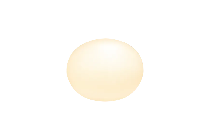 Globus bordlampe 13 cm - Hvit