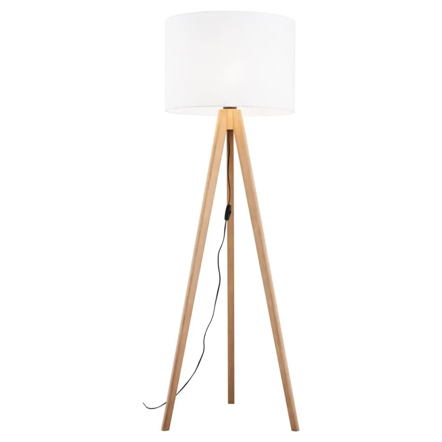 Grand gulvlampe - Furu