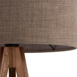 Grand gulvlampe - Valnøtt