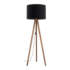 Grand gulvlampe - Valnøtt