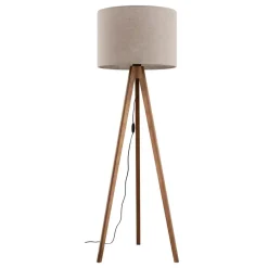 Grand gulvlampe - Valnøtt