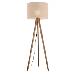 Grand gulvlampe - Valnøtt