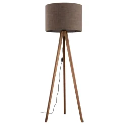 Grand gulvlampe - Valnøtt