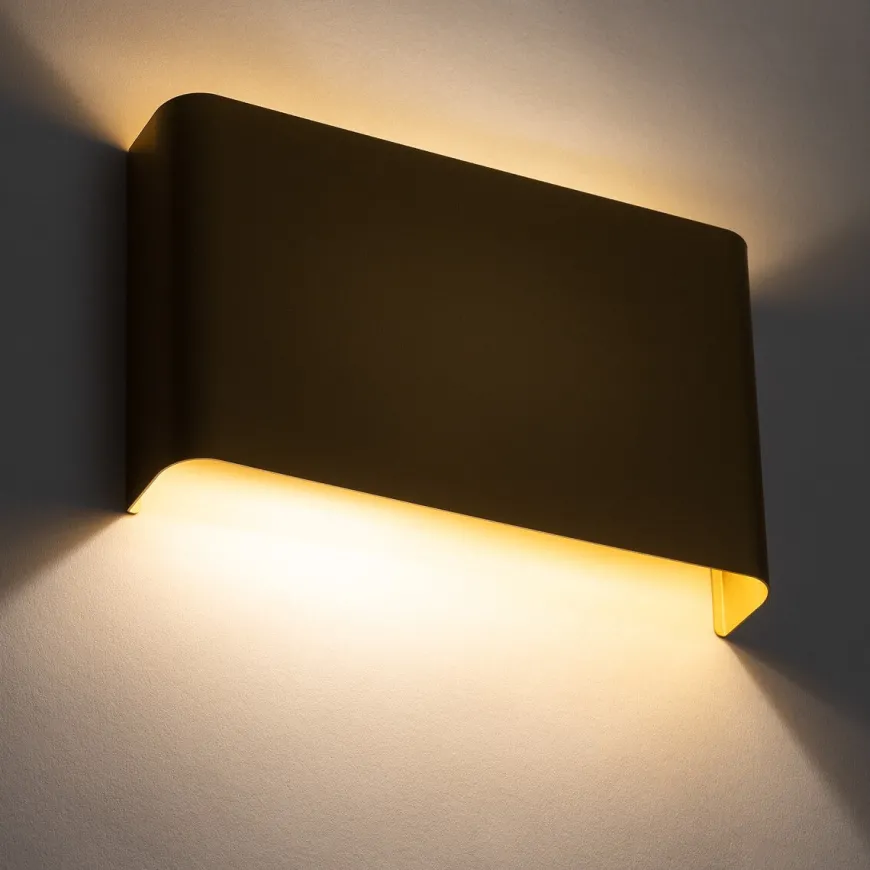 Haga vegglampe opp/ned lys - Gullfarget