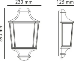 Hamlet vegglampe
