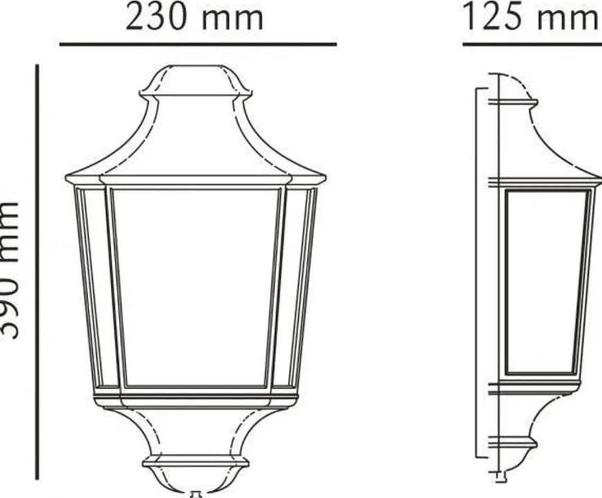 Hamlet vegglampe