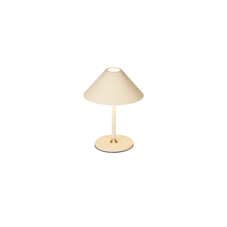 Hygge bordlampe 15 oppladbar - Kremhvit