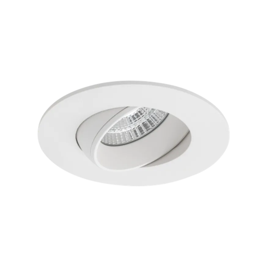 Icarus lavtbyggende downlight Isosafe 7W RA95 2700K 68-83 mm dimbar - Hvit