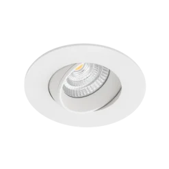 Icarus lavtbyggende downlight Isosafe 7W RA95 2700K 68-83 mm dimbar - Hvit