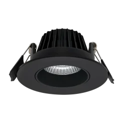 Icarus lavtbyggende downlight Isosafe 7W RA95 2700K 68-83 mm dimbar - Svart
