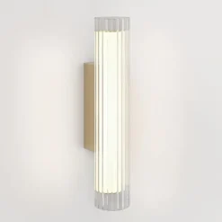Io 420 vegglampe IP44 - Krom