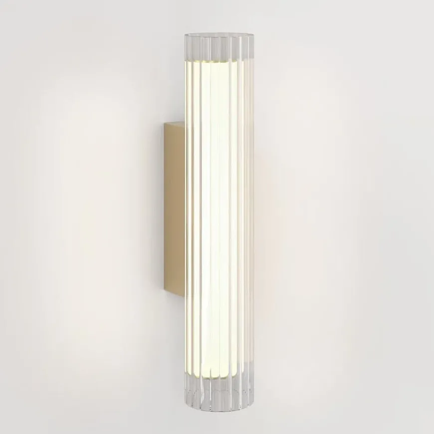 Io 420 vegglampe IP44 - Krom