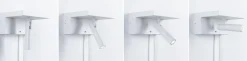 Jerik vegglampe 2,4W 3000 Kelvin med USB - 3 step dim
