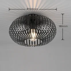 Johann taklampe 30 - Svart
