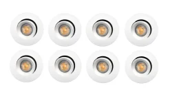 Junistar Bio 8 pack 5W LED 2700K RA90 Isosafe IP44
