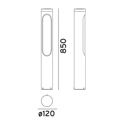 Kisa 5180 Pullert 85 cm 8,8W 3000 Kelvin