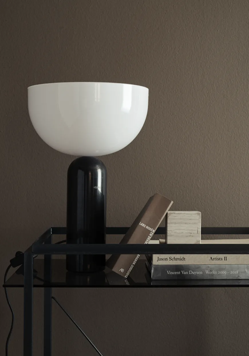 Kizu bordlampe - svart marmor - L