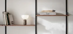 Kizu Portable bordlampe - Grå marmor