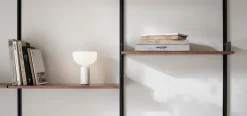 Kizu Portable bordlampe - Hvit marmor