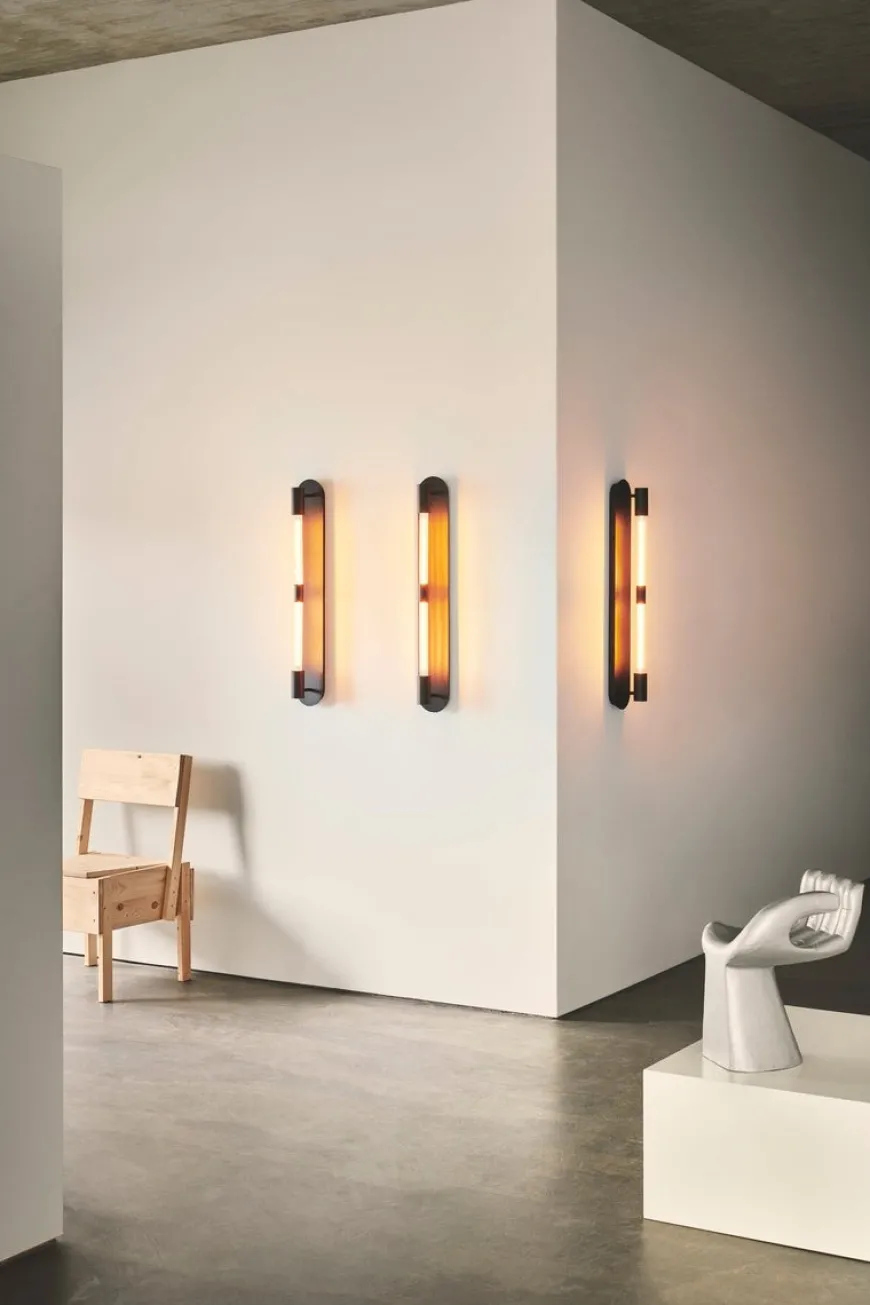 Liberty dobbel vegglampe - Svart