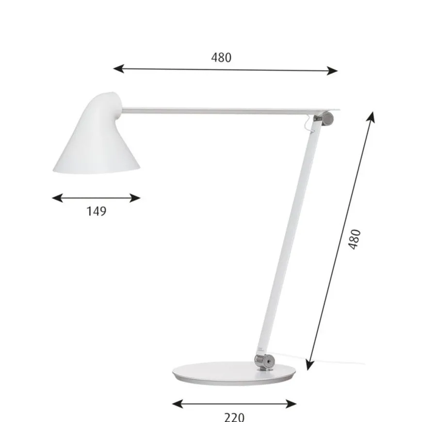 Louis Poulsen NJP bordlampe