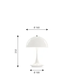Louis Poulsen Panthella 160 portabel bordlampe
