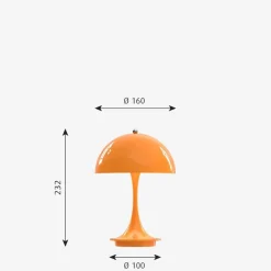 Louis Poulsen Panthella 160 portabel bordlampe