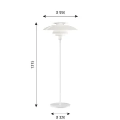 Louis Poulsen PH 80 gulvlampe