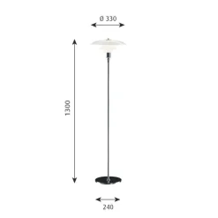 Louis Poulsen PH 3½-2½ gulvlampe